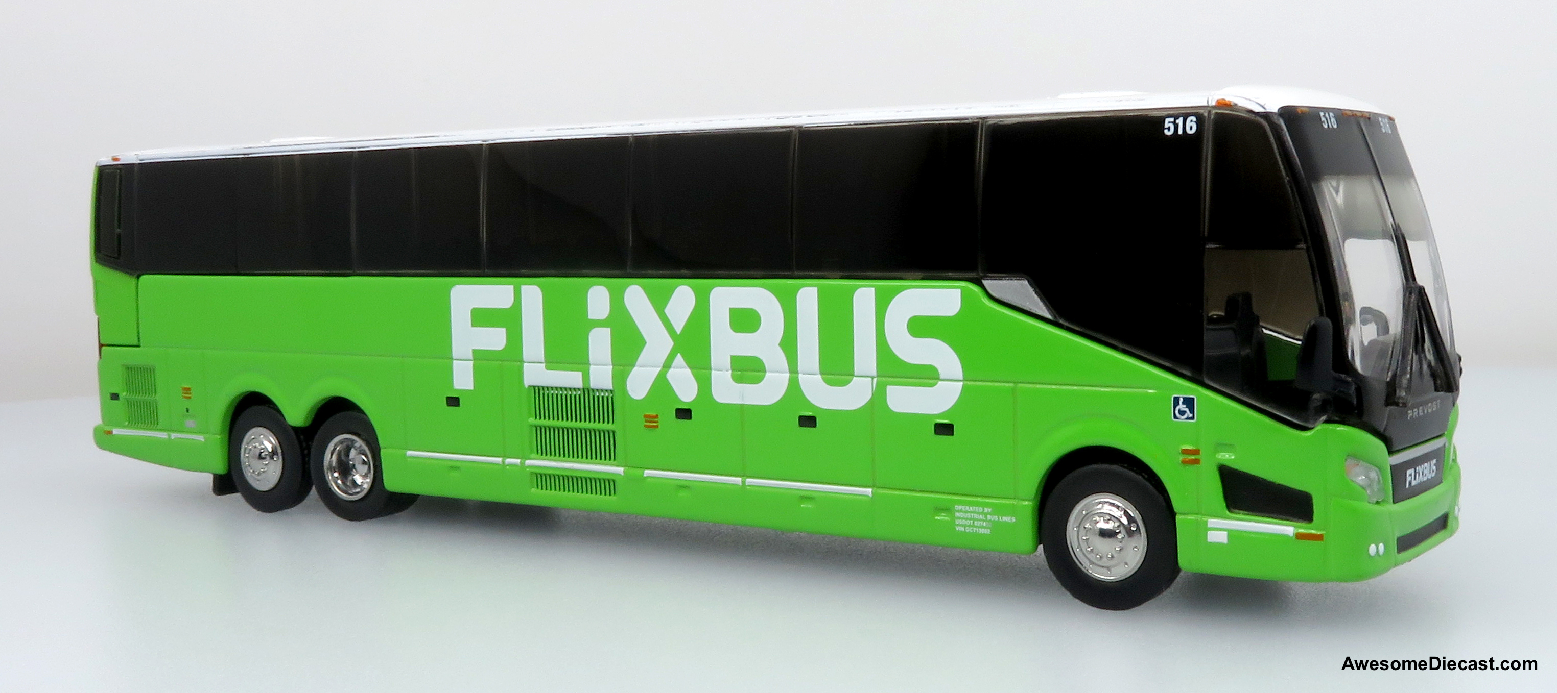 Prevost H3-45 Coach: FlixBus 1:87 Diecast Model Bus by Iconic Replicas Questions & Answers