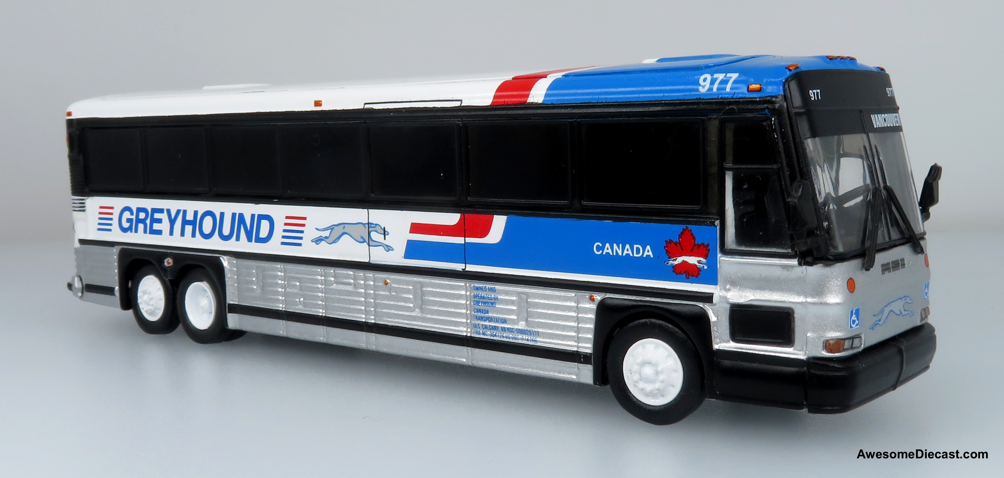 How many seats does a MCI bus have?