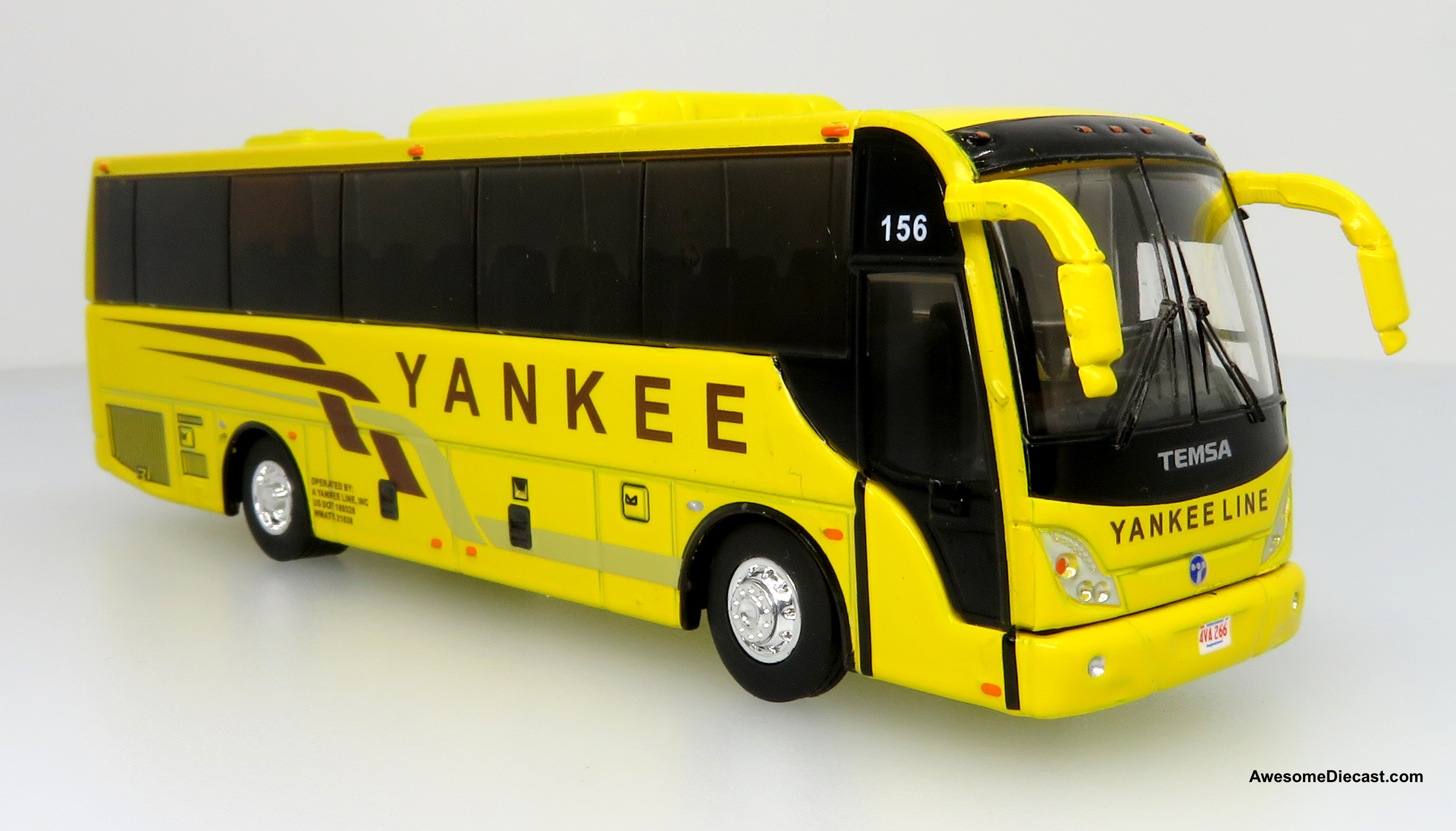 What is the height of the bus model?