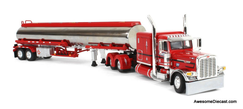 How big is the fuel tank on a Peterbilt 579?