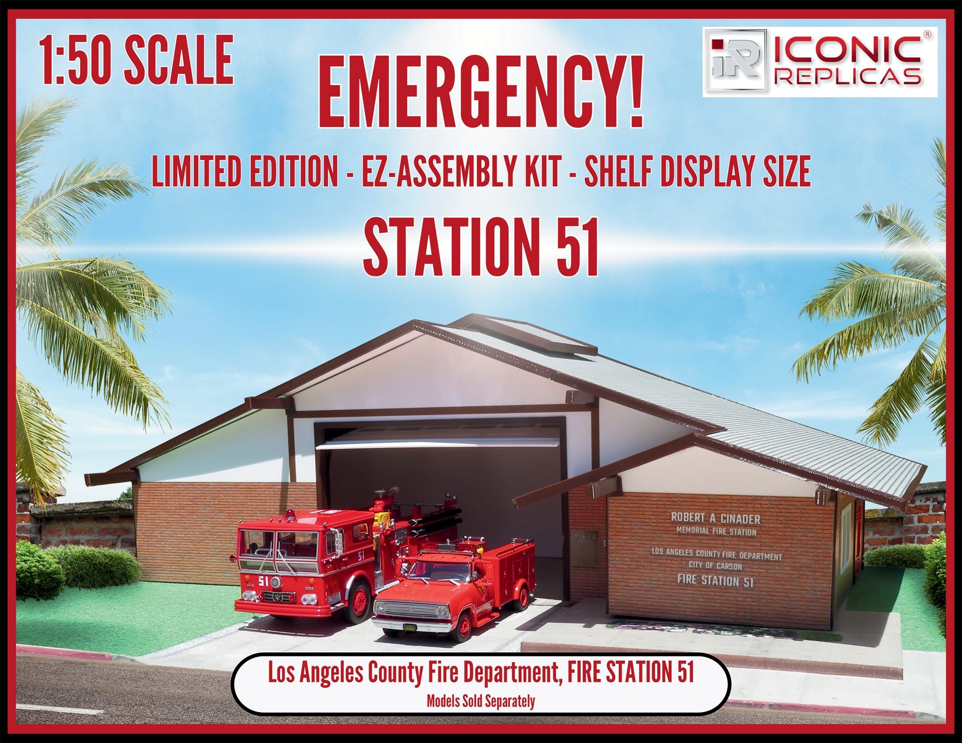 Iconic Replicas 1:50 Station 51 Shelf Size EZ-Assembly Kit Questions & Answers