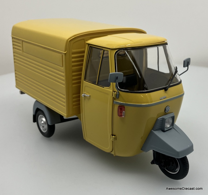 What kind of fuel does the Piaggio Ape use?