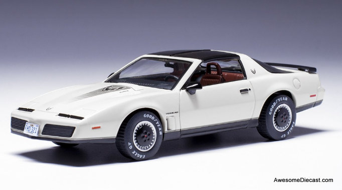 What is the color of the diecast model car?