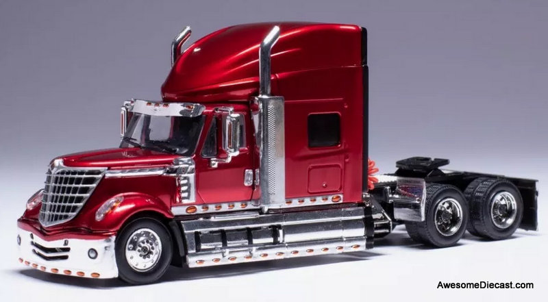 What is the color of the model truck?